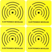 Pictogram sticker alarm aanwezig markering